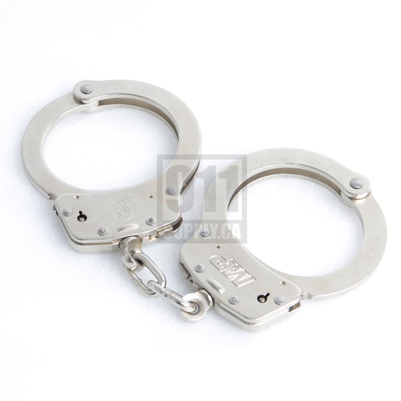 Smith and Wesson Handcuff Model 100-1 M&amp;P Nickel |350122| 911supply.ca