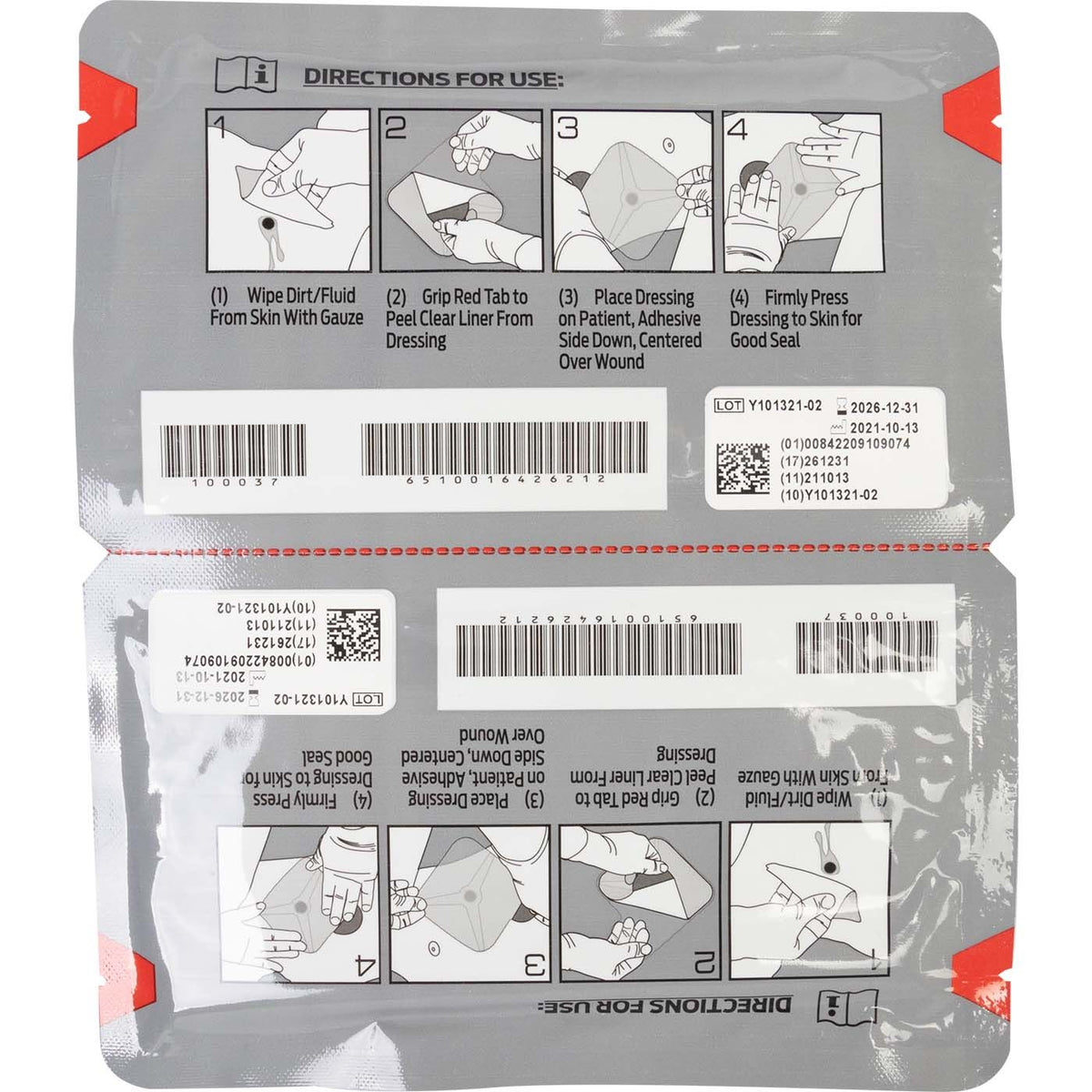 North American Rescue Chest Seal Dressing Hyfin Twin Pack