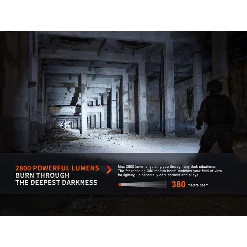 Fenix PD36R Pro + E03R V2.0 Keychain Flashlight Combo