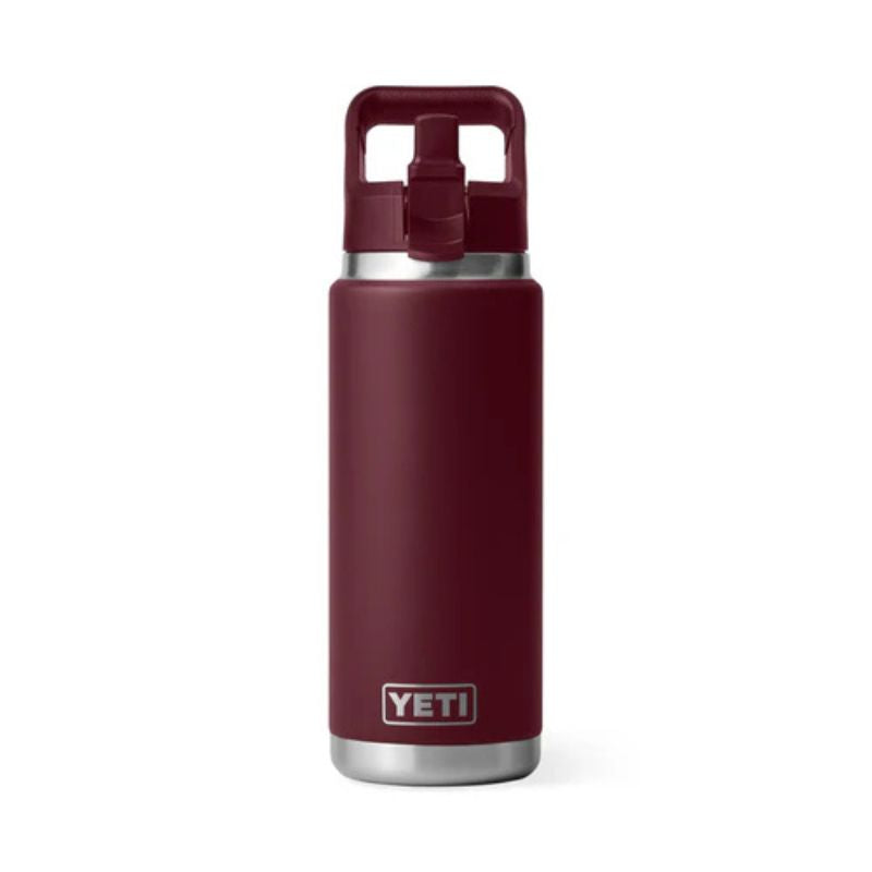 YETI RAMBLER 26 OZ STRAW BOTTLE | Wild Vine Red