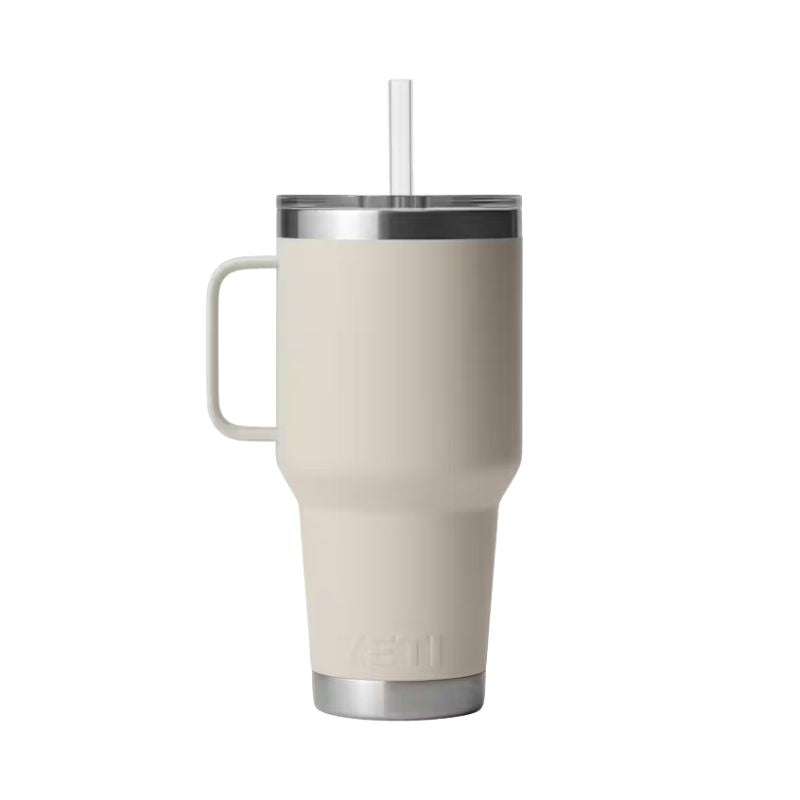 YETI RAMBLER 35 OZ MUG WITH STRAW CUP | Cape Taupe
