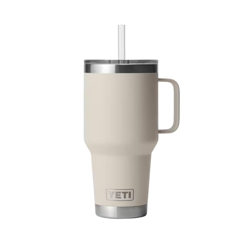 YETI RAMBLER 35 OZ MUG WITH STRAW CUP | Cape Taupe