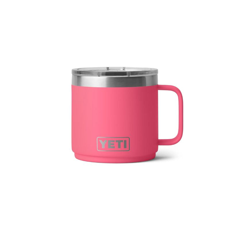 YETI RAMBLER 14 OZ STACKABLE MUG TROPICAL PINK