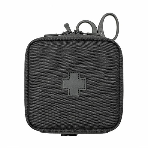 Hi-Tec Interventions MOLLE LOC-STICK Medical Pouch with Black Cross 4" x 4"