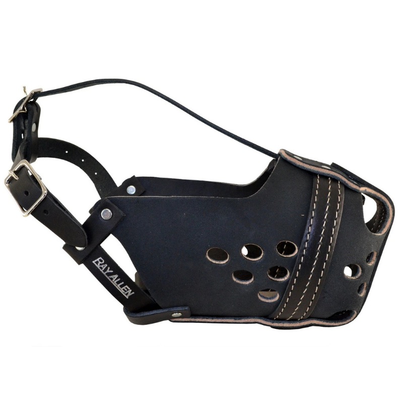 Ray Allen Manufacturing Original RAM Leather Agitation Muzzle