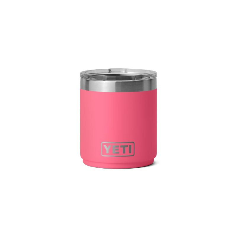 YETI RAMBLER 10 OZ STACKABLE LOWBALL TROPICAL PINK