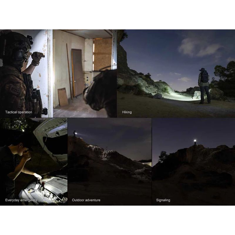 Fenix PD35R ACE Rechargeable Flashlight + CL01 Mini Lantern Combo