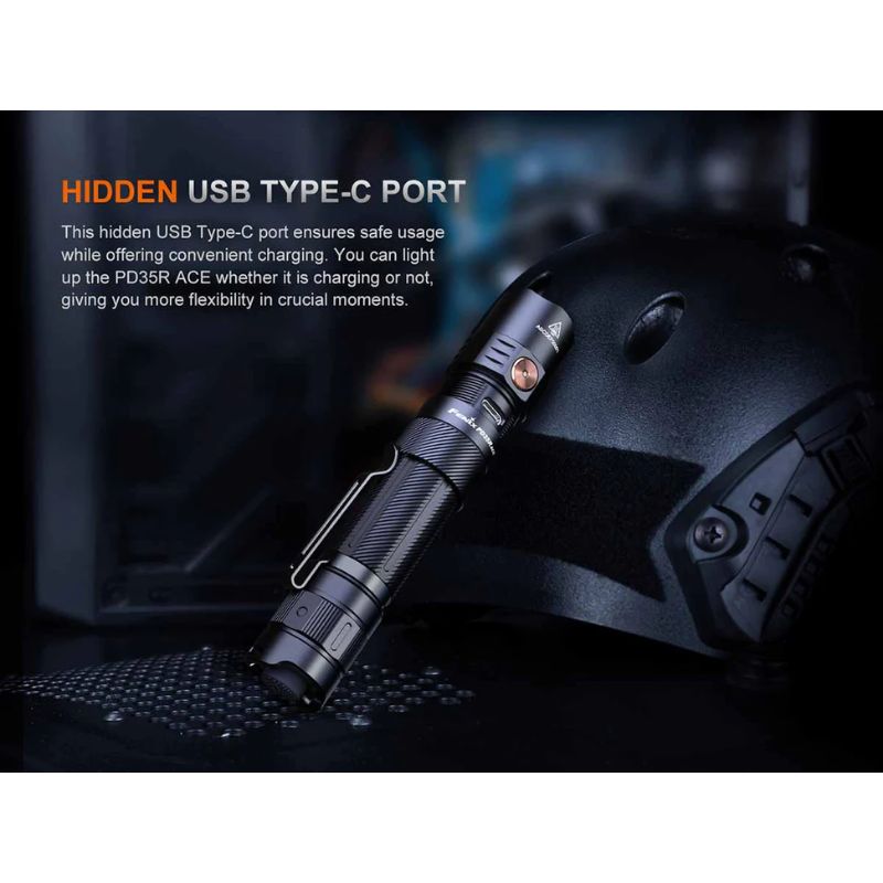 Fenix PD35R ACE Rechargeable Flashlight + CL01 Mini Lantern Combo