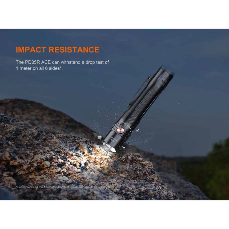 Fenix PD35R ACE Rechargeable Flashlight + CL01 Mini Lantern Combo