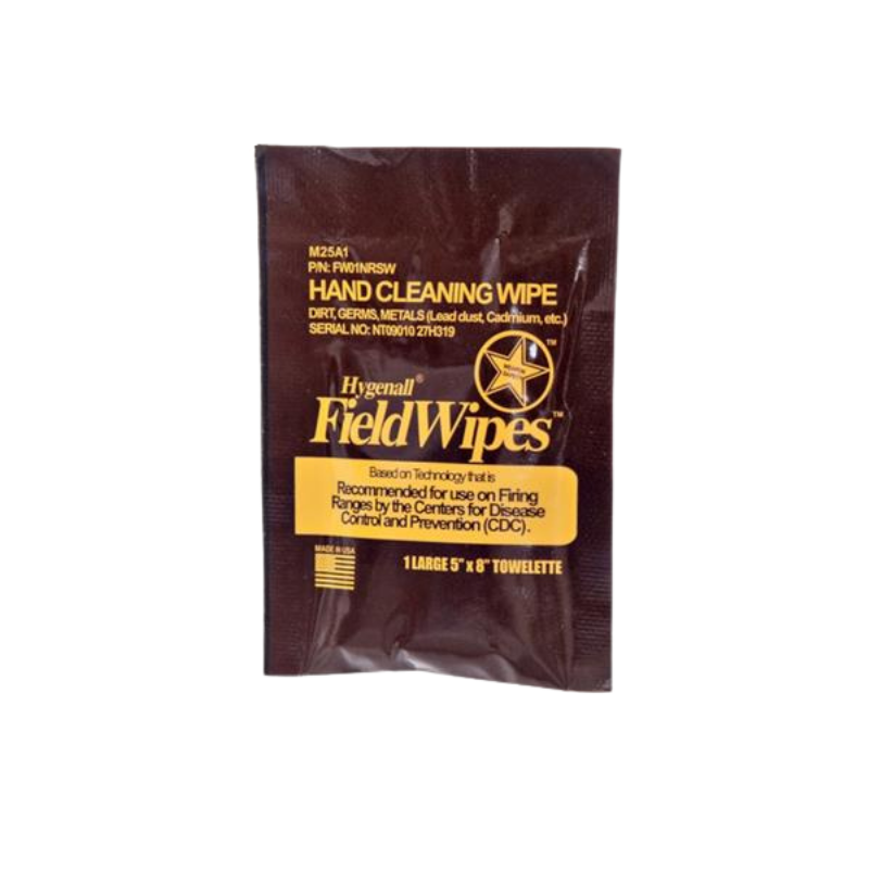 Hygenall FieldWipes Cleaning & Decon Individually Wrapped Wipes 15Pk