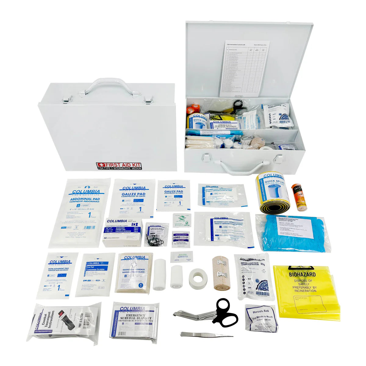 Columbia Fire & Safety First Aid Kit (Type 3) – 26–50 Employees (MD Intermediate)