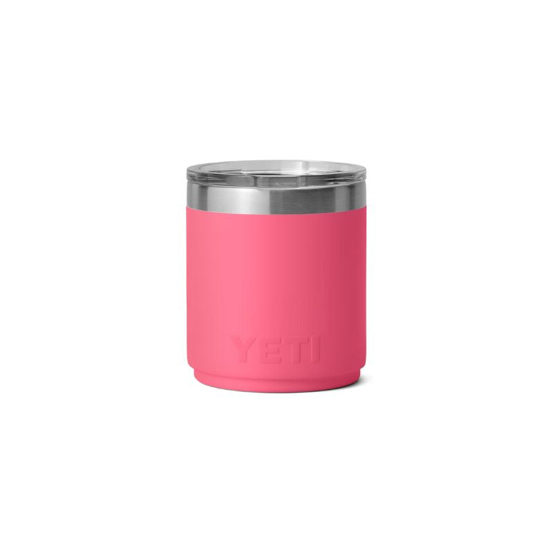 YETI RAMBLER 10 OZ STACKABLE LOWBALL TROPICAL PINK