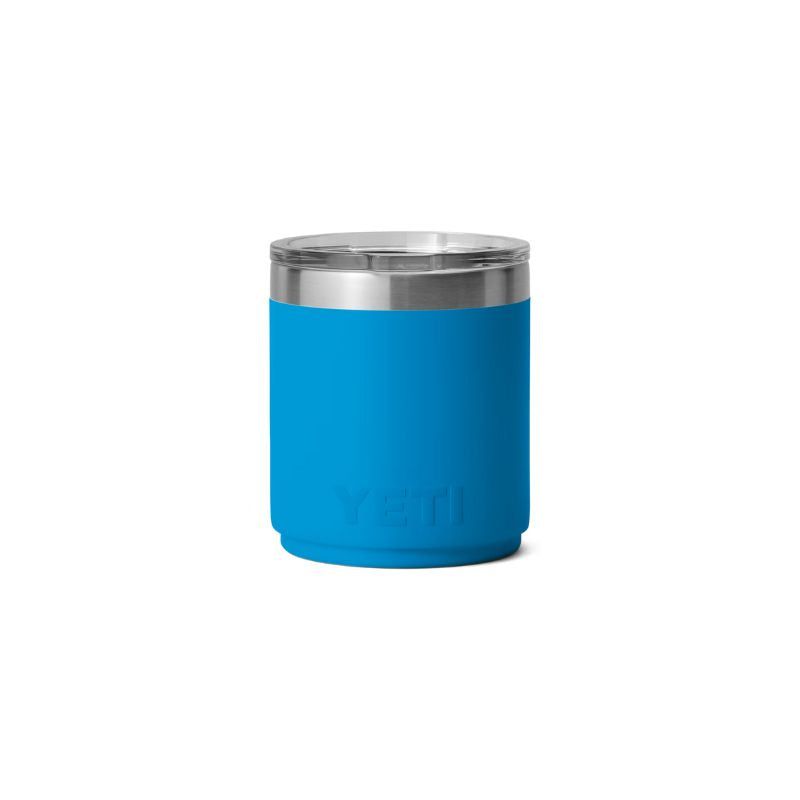YETI RAMBLER 10 OZ STACKABLE LOWBALL BIG WAVE BLUE