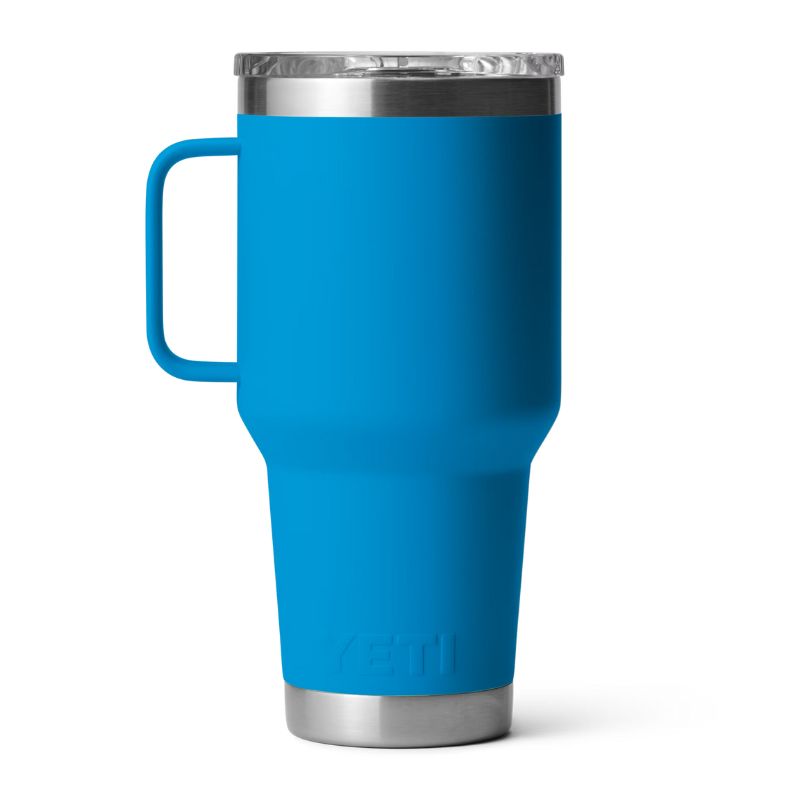 YETI RAMBLER 30 OZ TRAVEL MUG | BIG WAVE BLUE