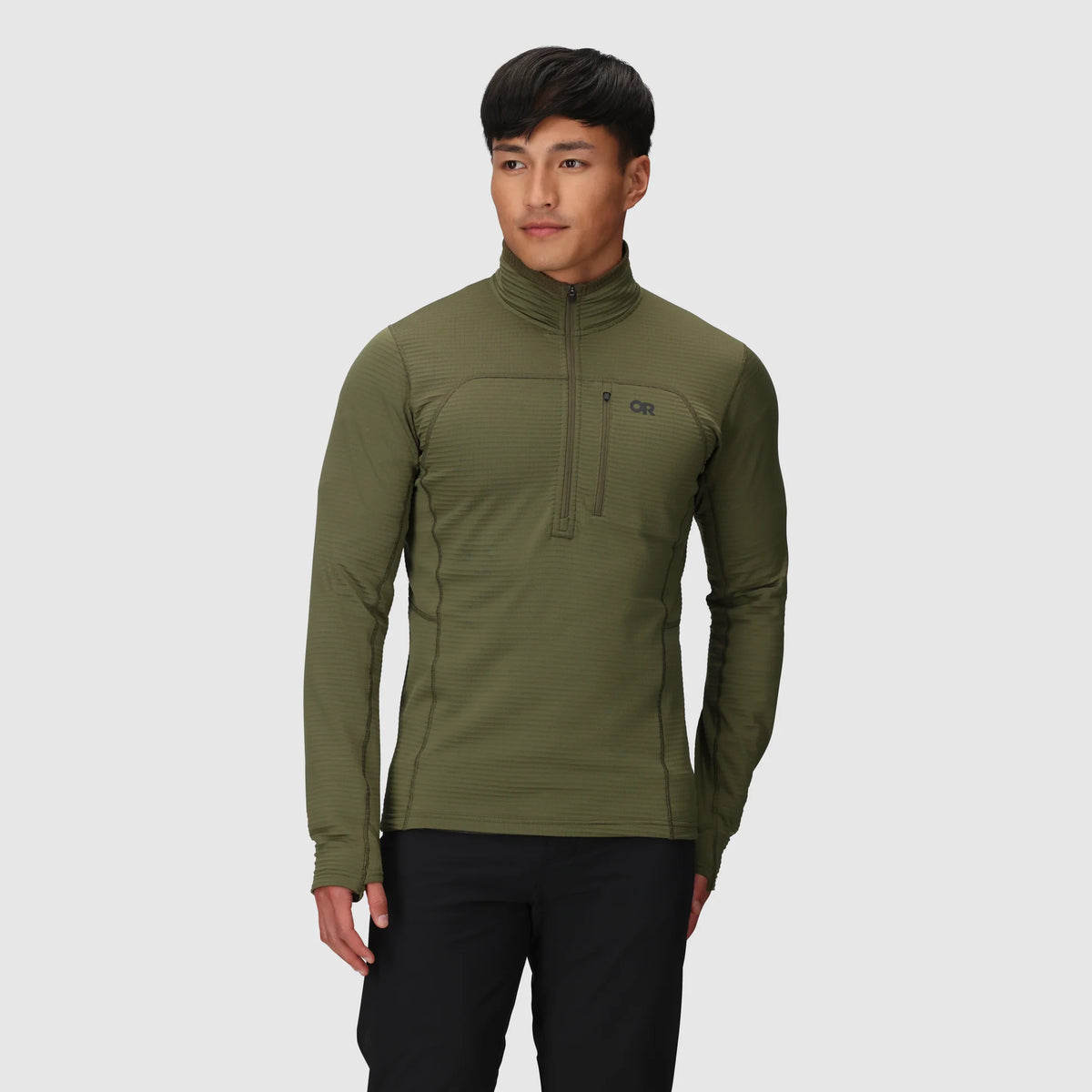 Outdoor Research Men&#39;s Vigor Grid Fleece 1/2 Zip