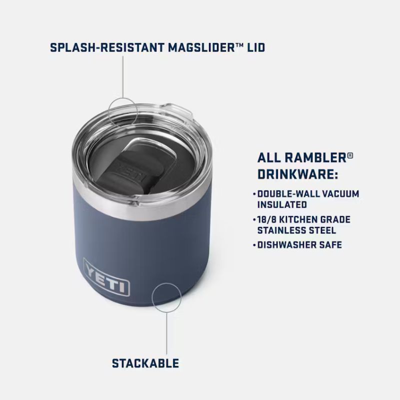 Yeti Rambler 10oz Lowball | Black Forest
