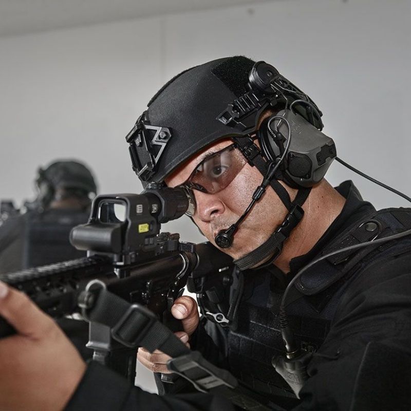 3M PELTOR ComTac VIII Single Comm Headset MT14H418A-47 GN, Nexus™ 4-Con