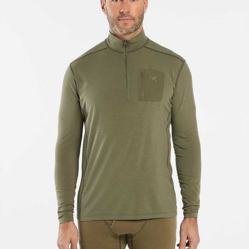 Arc'teryx Pro Men's Cold WX Zip Neck AR - Wool GEN 2 | FACTORY 2ND