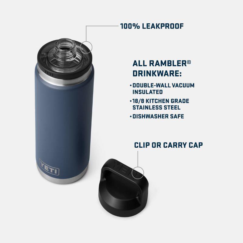 YETI RAMBLER 26 OZ WATER BOTTLE WITH CHUG CAP | Black Forest
