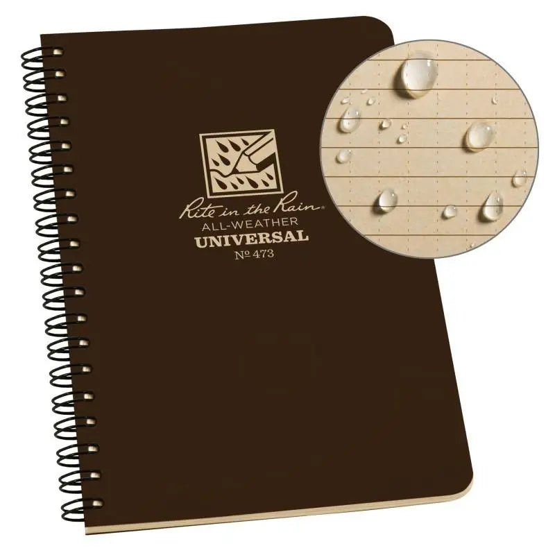 Rite In the Rain Side Spiral Notebook Universal Pattern