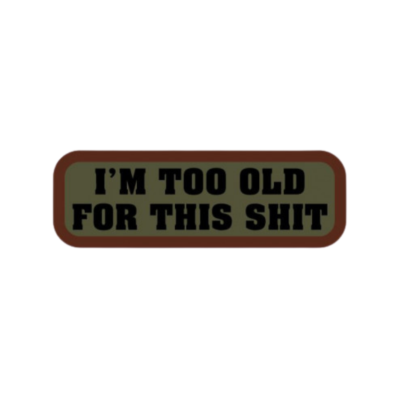 Mil-Spec Monkey Too Old EMB Morale Patch