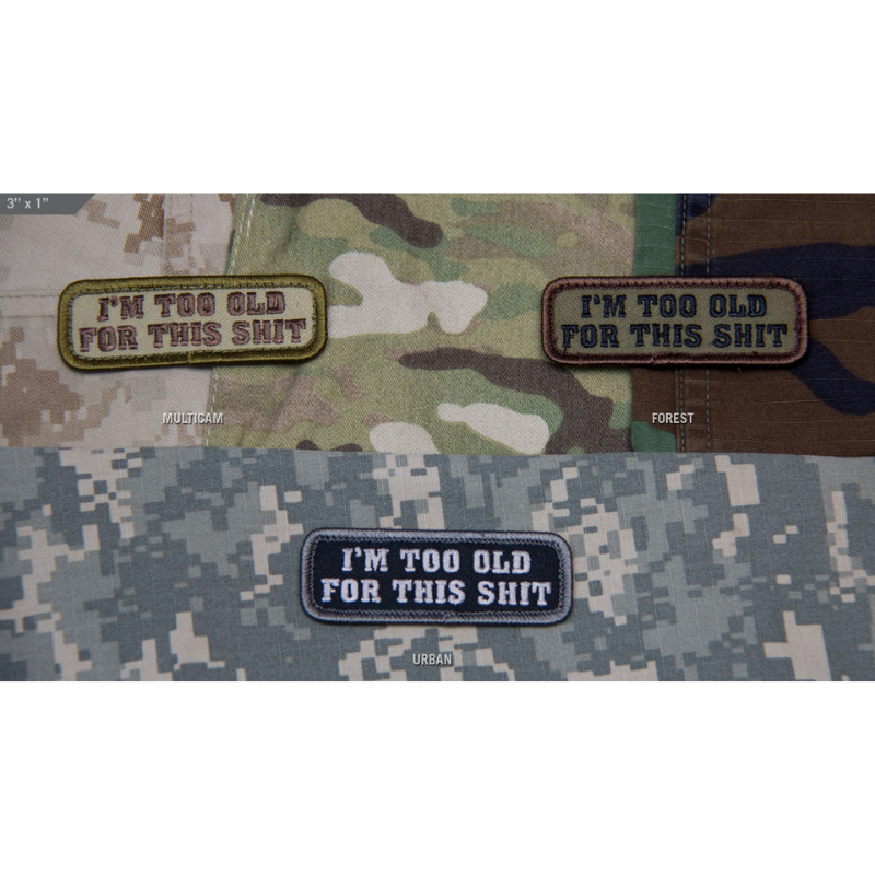 Mil-Spec Monkey Too Old EMB Morale Patch