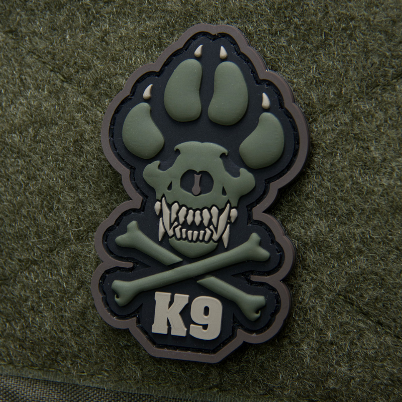 Mil-Spec Monkey K9 3" PVC Morale Patch
