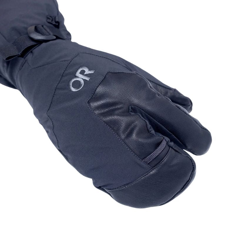 Outdoor Research Arete Modular GORE-TEX 3-Finger Gloves | Black