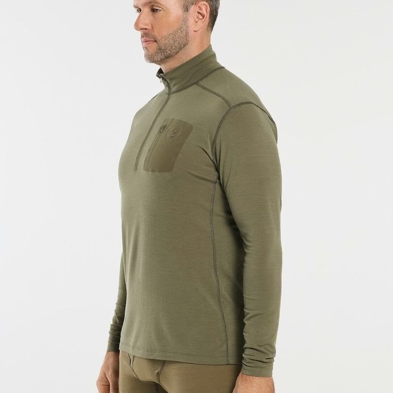 Arc'teryx Pro Men's Cold WX Zip Neck AR - Wool GEN 2 | FACTORY 2ND