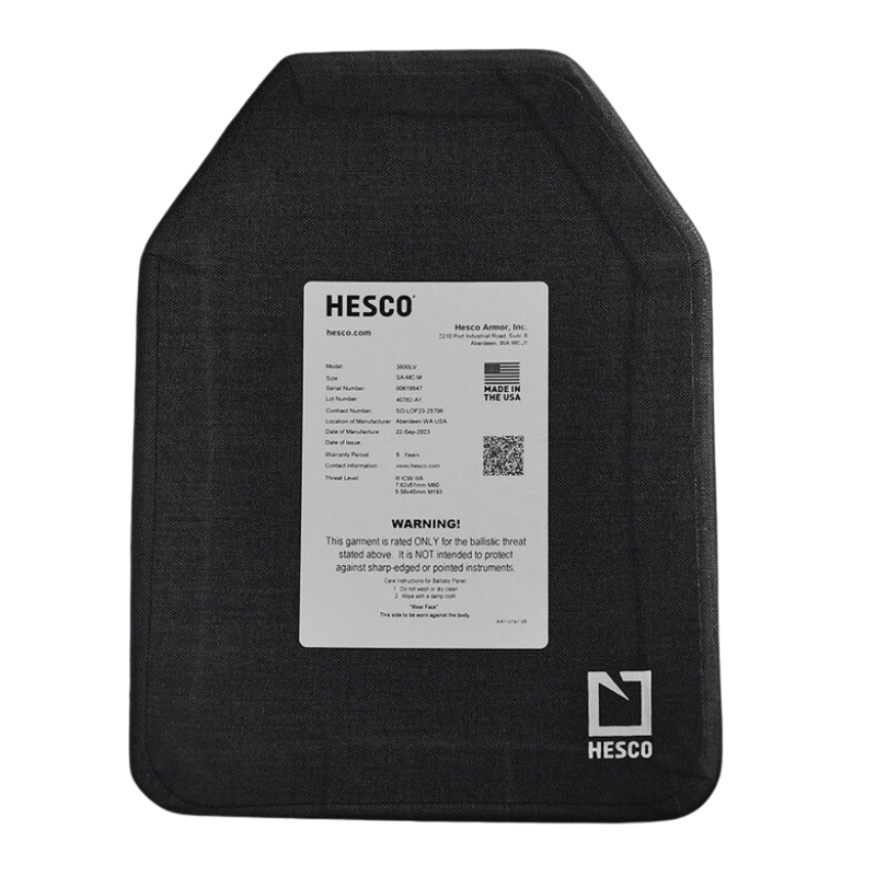Hesco 3802LV - NIJ 3 ICW - SAPI CUT