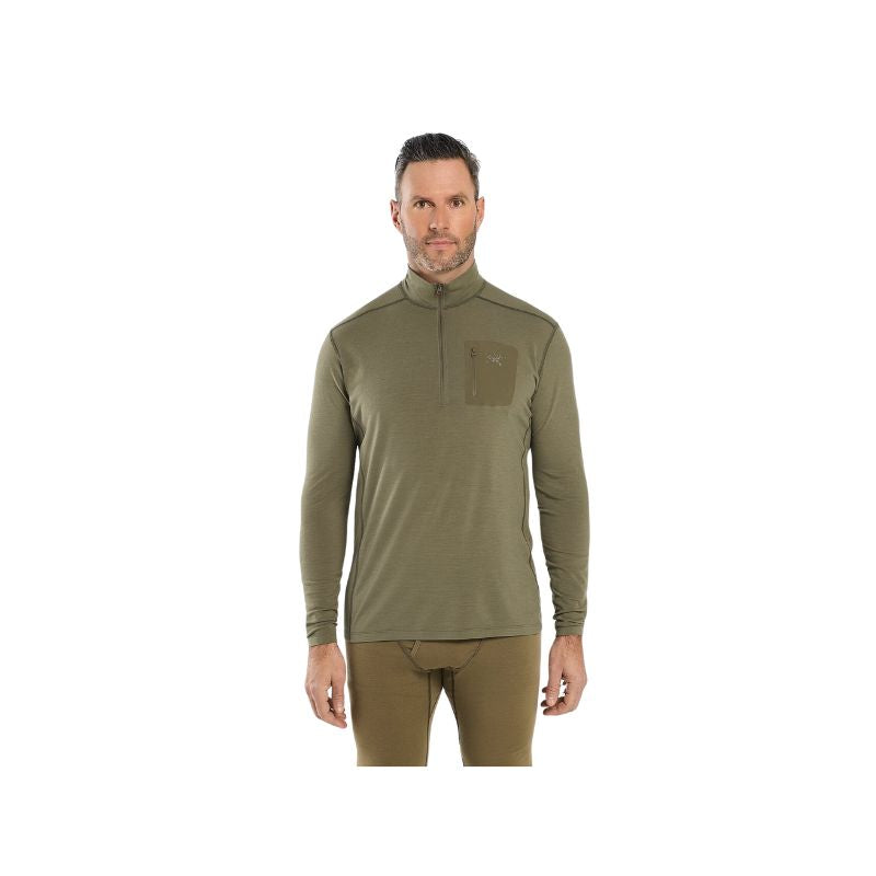 Arc'teryx Men's Cold WX Zip Neck AR - Wool GEN 2, | FACTORY 2ND