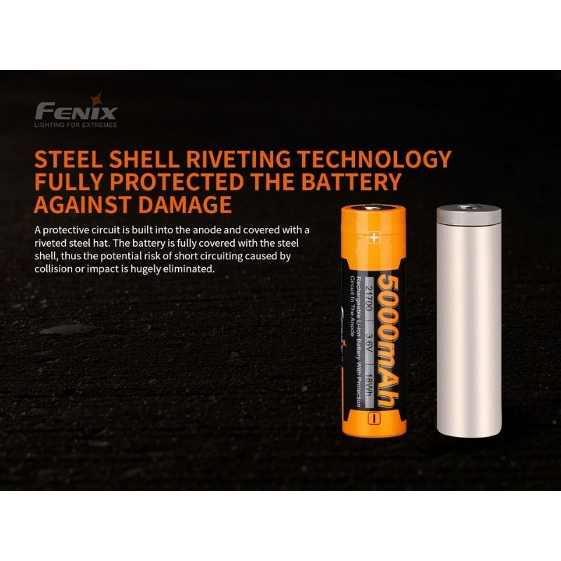 Fenix ARB-L21 5000 V2.0 21700 Li-ion Rechargeable Battery