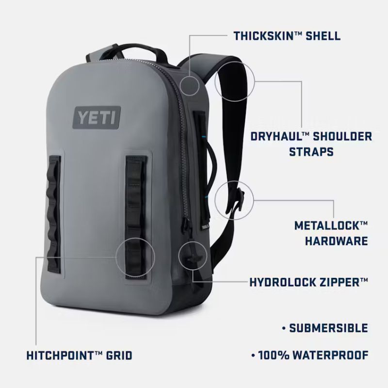 YETI Panga® 28L Waterproof Backpack | Storm Grey