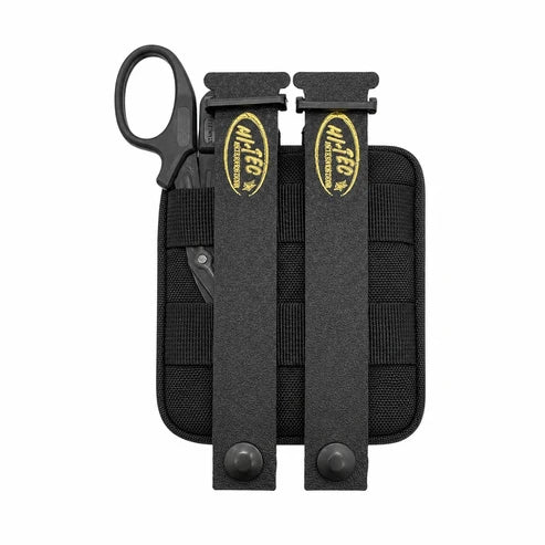 Hi-Tec Interventions MOLLE LOC-STICK Medical Pouch with Black Cross 4" x 4"