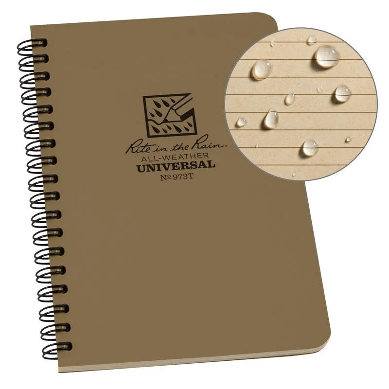 Rite In the Rain Side Spiral Notebook Universal Pattern