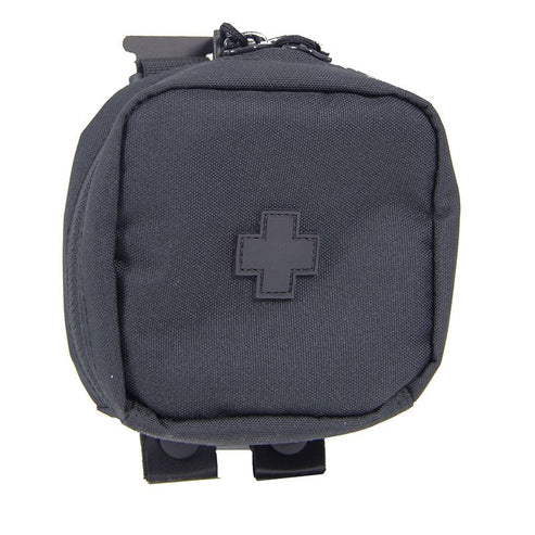 Hi-Tec Interventions MOLLE LOC-STICK Medical Pouch with Black Cross 4" x 4"