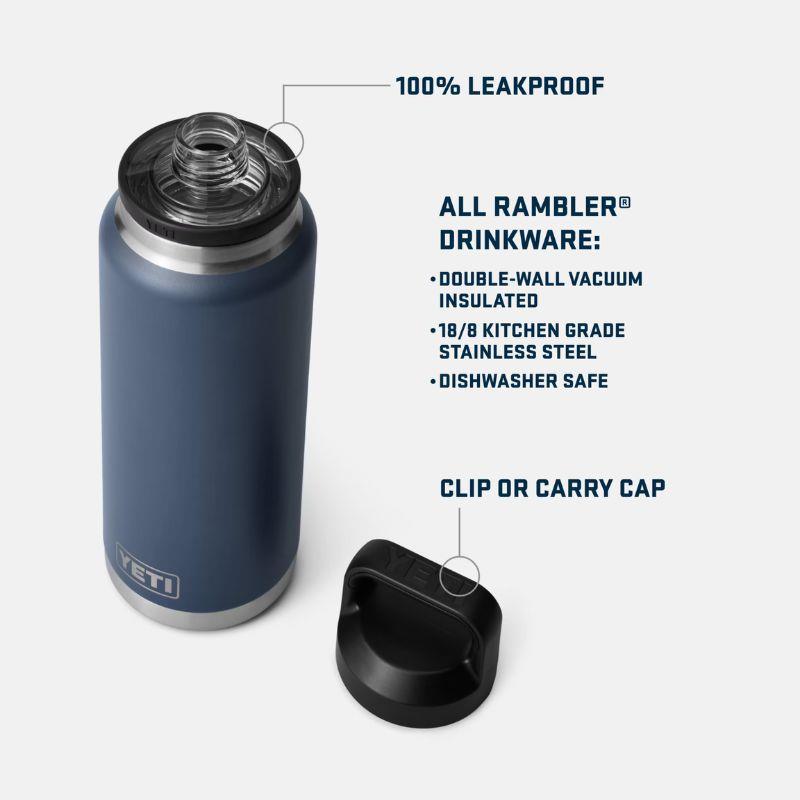 YETI RAMBLER 36 OZ BOTTLE WITH CHUG CAP | Black Forest
