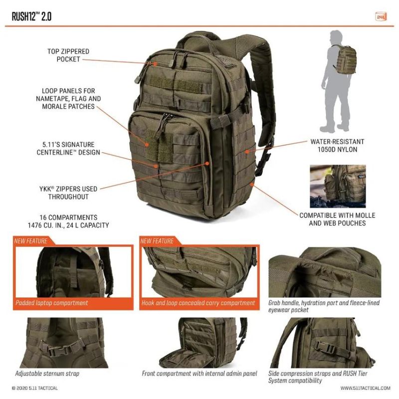 5.11 Tactical Rush 12 2.0 Backpack