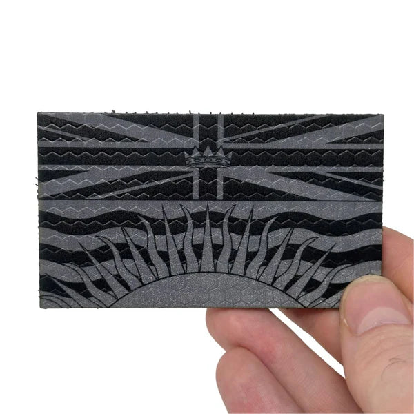 Patch British Columbia Flag - Black and Grey - Hi Vis