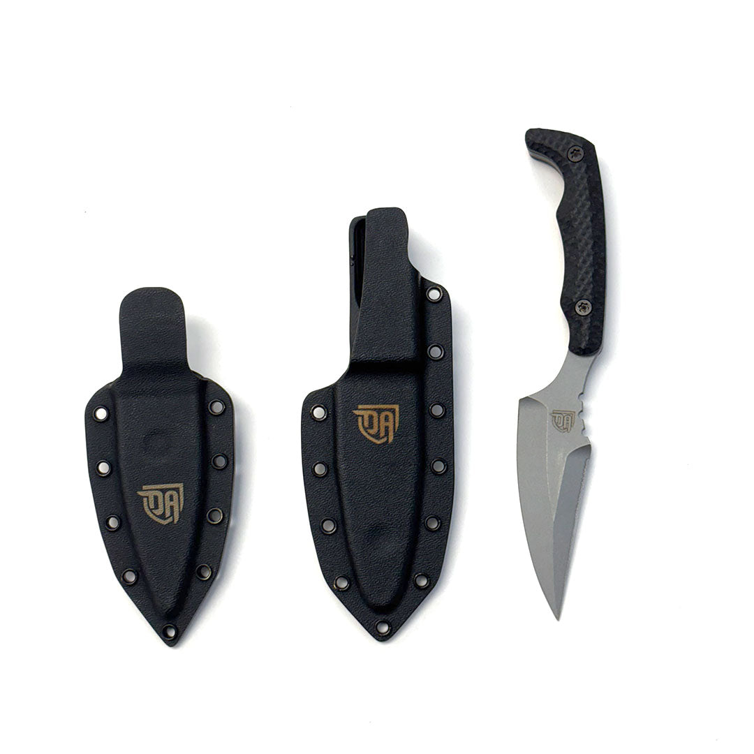 The "DA Blade" | Black Handle & Sheath Kit