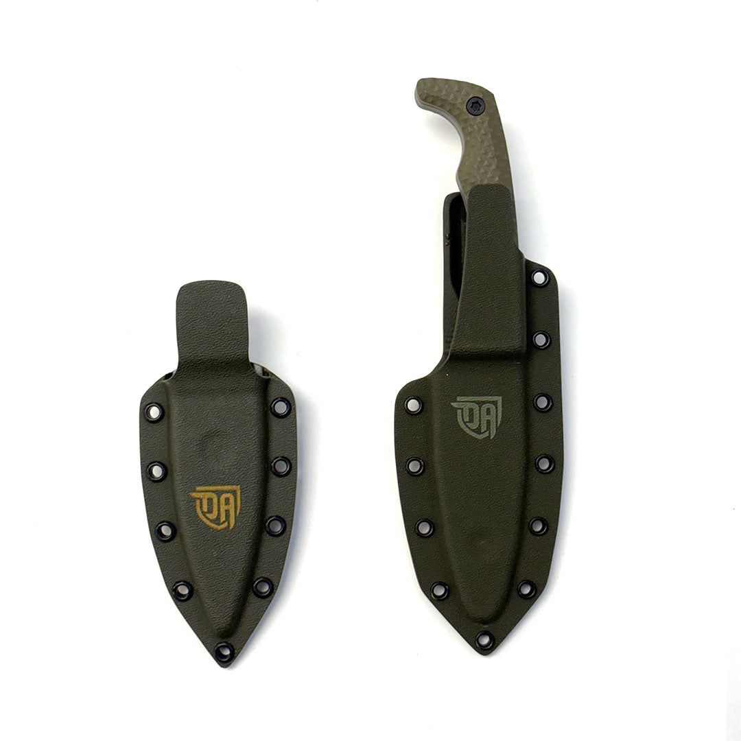 The "DA Blade" | Green Handle & Sheath Kit