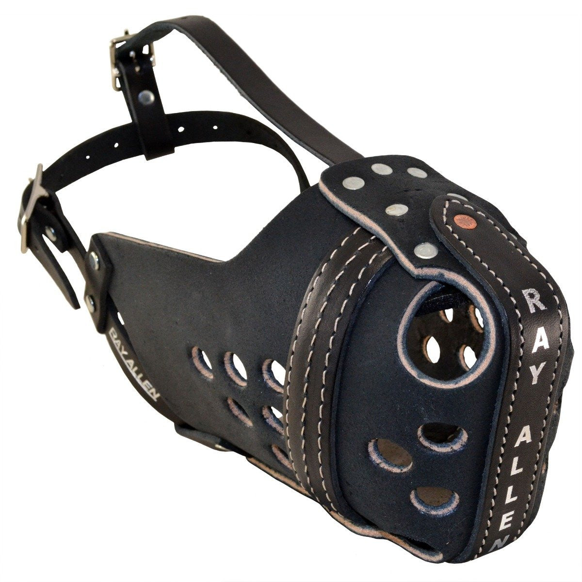 Ray Allen Manufacturing Original RAM Leather Agitation Muzzle