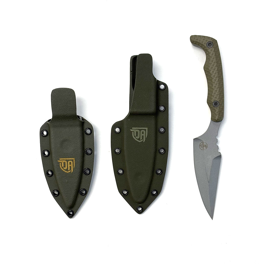 The "DA Blade" | Green Handle & Sheath Kit