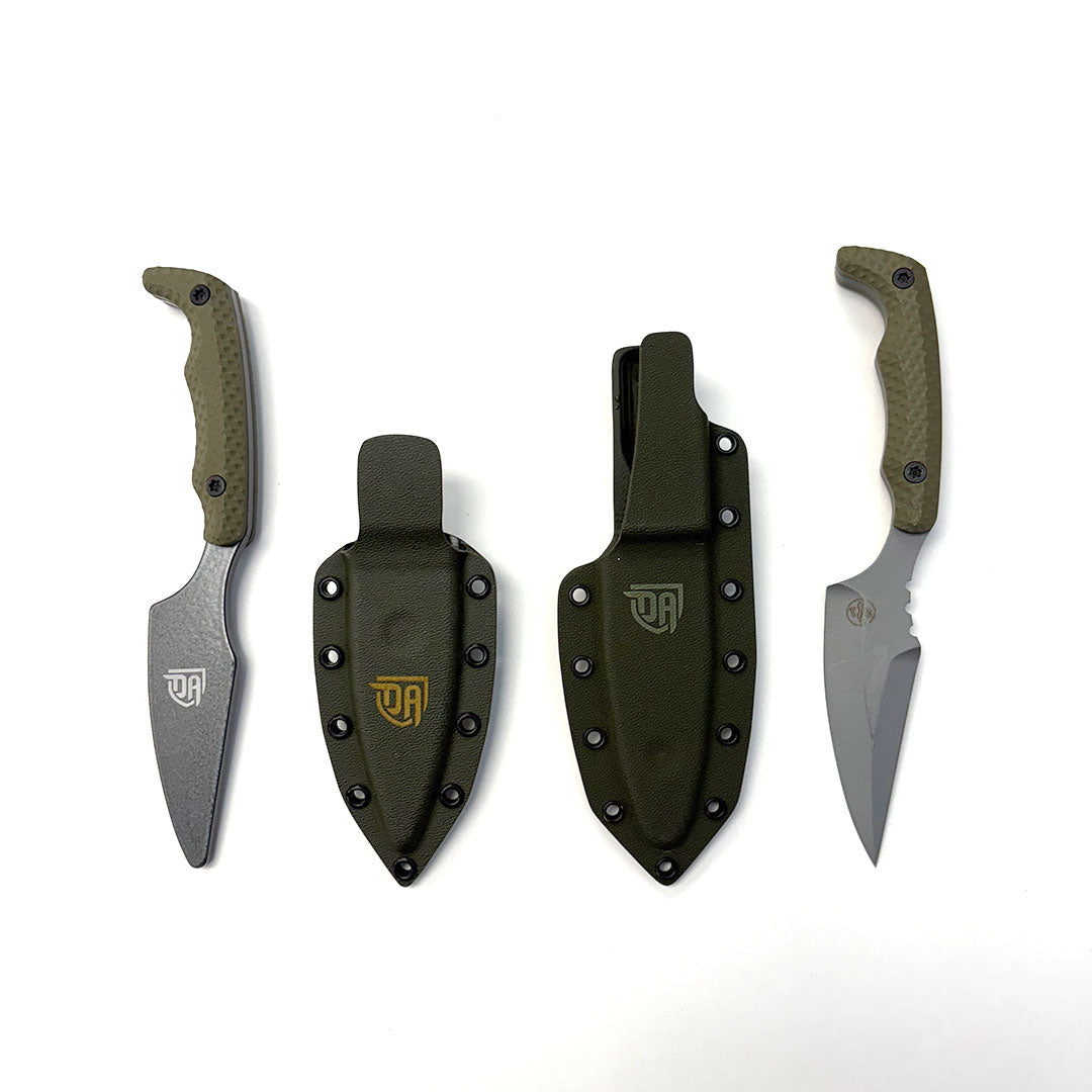 The "DA Blade"/Trainer Combo | Green Handle & Sheath Kit