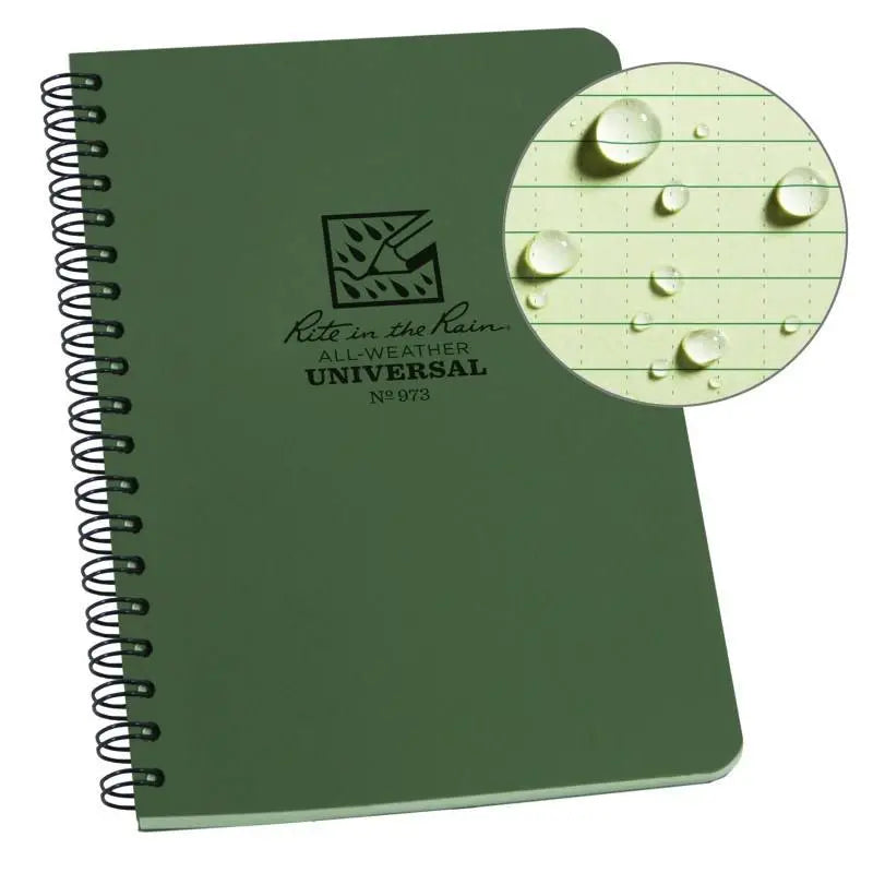 Rite In the Rain Side Spiral Notebook Universal Pattern