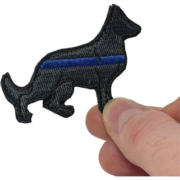 Patch Thin Blue Line K9 Patch + Sticker
