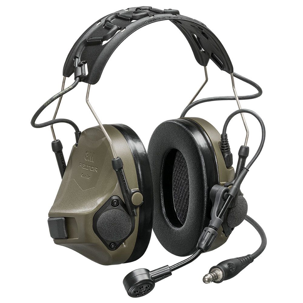 3M PELTOR ComTac VIII Single Comm Headset MT14H418A-47 GN, Nexus™ 4-Con