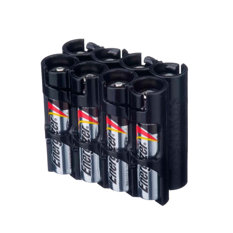 STORACELL AAA 8-Cell Battery Holder-Black