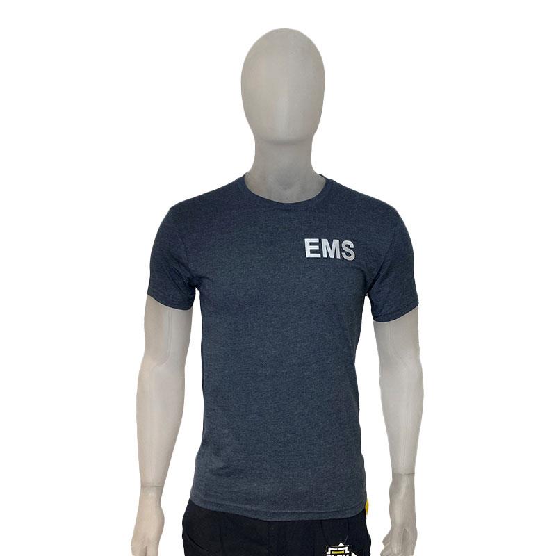 911 T-Shirt &#39;EMS&#39; 2-Side Dark Navy