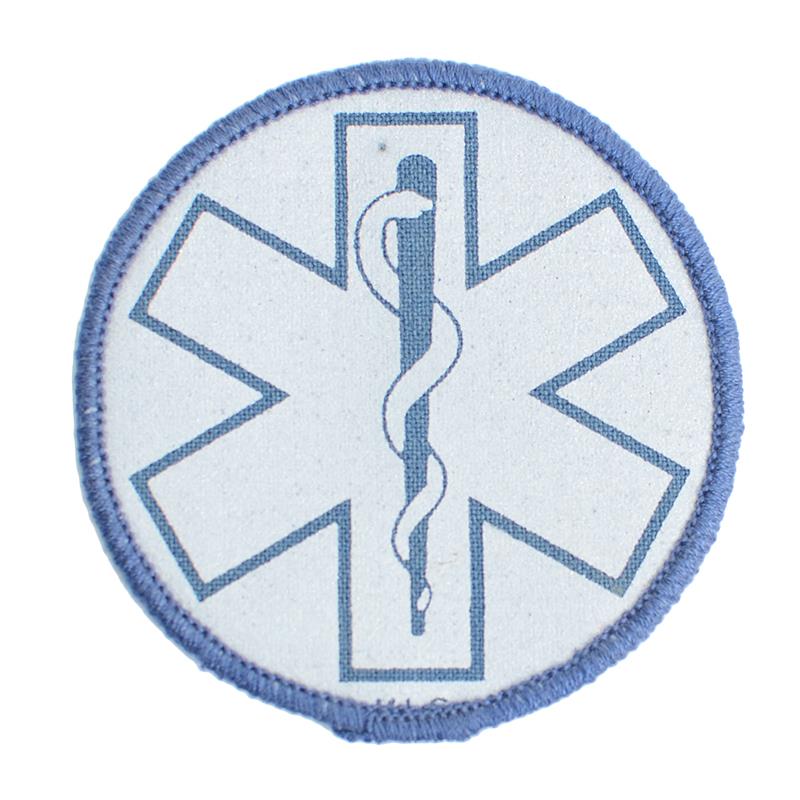 Star of Life Reflective Round Patch 3&quot; ^